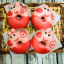 粉紅豬甜甜圈鮮奶饅頭(5入)
